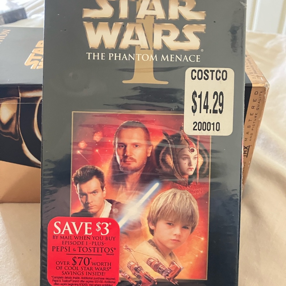 Star Wars: The Phantom Menace VHS